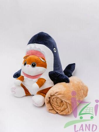 Мягкая игрушка с пледом 