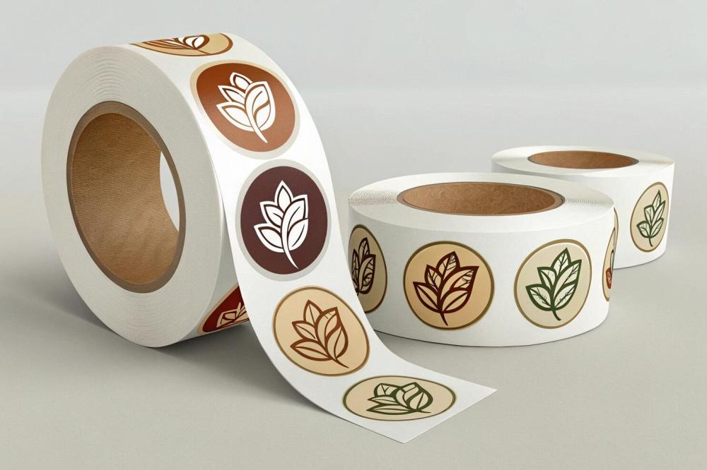 Рулонные наклейки для товаров оптом