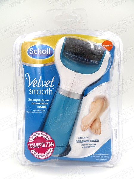 Роликовая пилка для педикюра Scholl Velvet Smooth