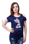 (42-46)Женская футболка Wizard Cat JF 2364