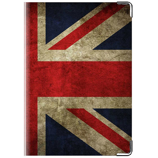 Обложка для паспорта кожа Британский Флаг