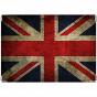 Обложка для паспорта кожа Британский Флаг