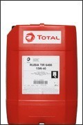 Дизельное минеральное моторное масло TOTAL RUBIA TIR 7400 15W40 20л