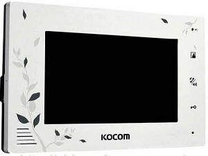 KCV-A374LE (белый), KOCOM, Монитор в/домофона, TFT LCD 7