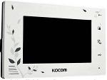 "KCV-A374LE (белый), KOCOM, Монитор в/домофона, TFT LCD 7"