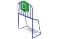 Ворота футбольные с баскетбольным щитом Карапуз 2