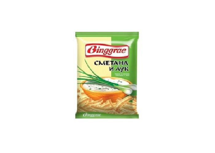 Чипсы «Binggrae» - со вкусом Лука и сметаны