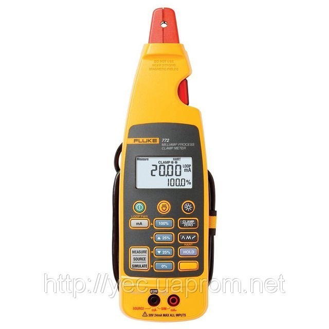 Калибратор-мультиметр Fluke с клещами для измерения малых токов Fluke 772 Калибратор-мультиметр Fluke с клещами для измерения малых токов Fluke 772