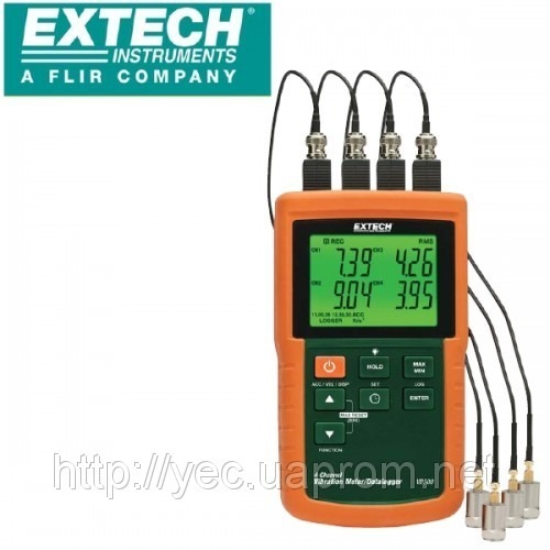 Extech VB500 Четырёхканальный измеритель-регистратор вибраций. Extech VB500 Четырёхканальный измеритель-регистратор вибраций.