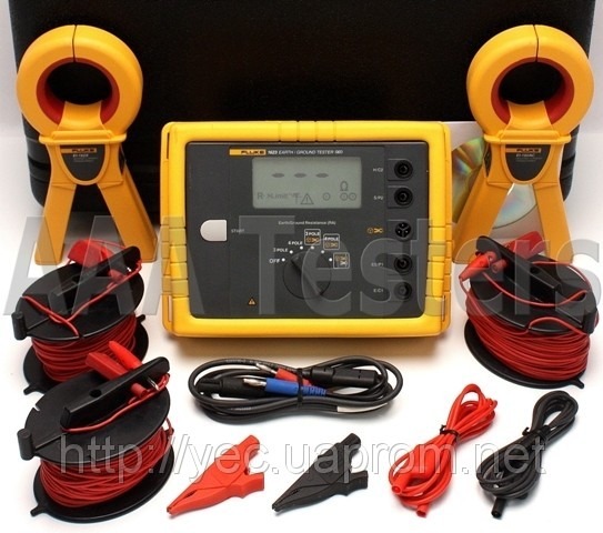 Fluke 1623 Kit измеритель сопротивления заземления Fluke 1623 Kit измеритель сопротивления заземления