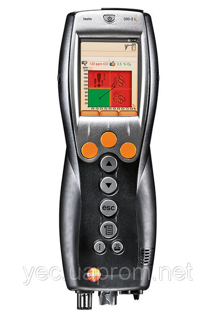 Газоанализатор Testo 400563 3303 330-1G LL Color Graphic Combustion Analyzer Газоанализатор Testo 400563 3303 330-1G LL Color Graphic Combustion Analyzer