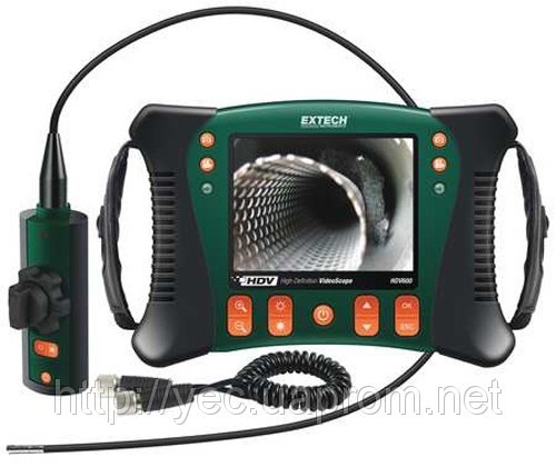 Extech HDV640W - видео дефектоскоп (борескоп) с беспроводной головкой с камерой высокого разрешения Extech HDV640W - видео дефектоскоп (борескоп) с беспроводной головкой с камерой высокого разрешения