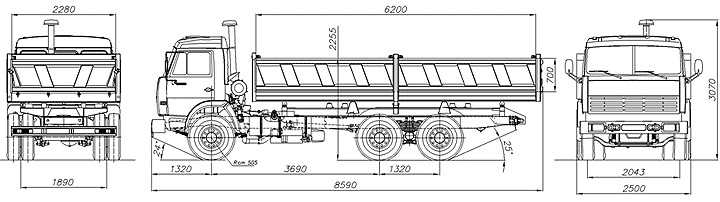 Автомобиль-самосвал 4528-30 (13,5 куб.м)