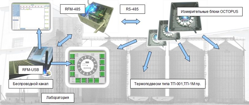 Система дистанционного контроля температуры (термометрия) VIAMonitor