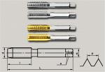Метчики машинные для метрической резьбы