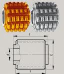Фрезы червячные для нарезания зубьев к приводным роликам и втулочным цепям