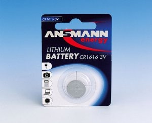 Батарейки дисковые литиевые ANSMANN CR1616