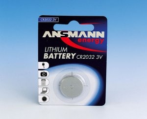 Батарейки дисковые литиевые ANSMANN CR2032