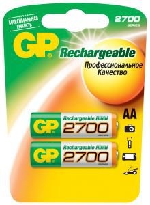 Аккумуляторы бытовые GP AA 2700 mAh NiMh