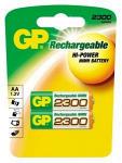 Аккумуляторы бытовые GP AA 2300 mAh NiMh