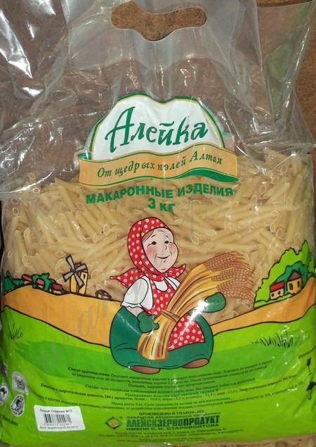 Макароны Алейка перья гладкие Макароны Алейка перья гладкие