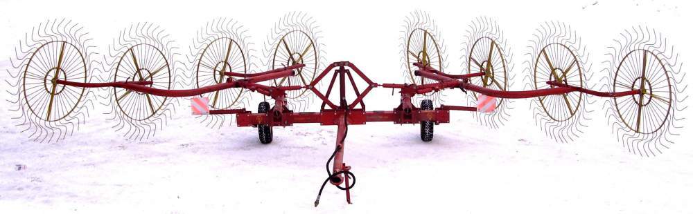 Грабли ворошилки колесно-пальцевые ГВВ-6 (захват 6 метров)