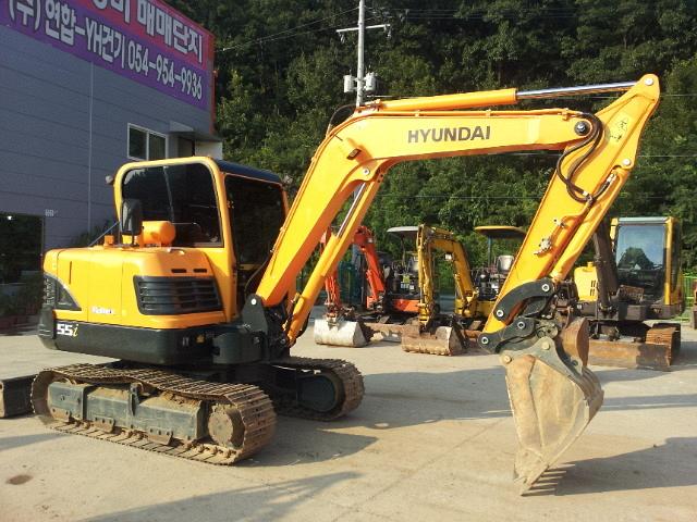 ГУСЕНИЧНЫЙ МИНИ ЭКСКАВАТОР HYUNDAI R55 2012 год ГУСЕНИЧНЫЙ МИНИ ЭКСКАВАТОР HYUNDAI R55 2012 год