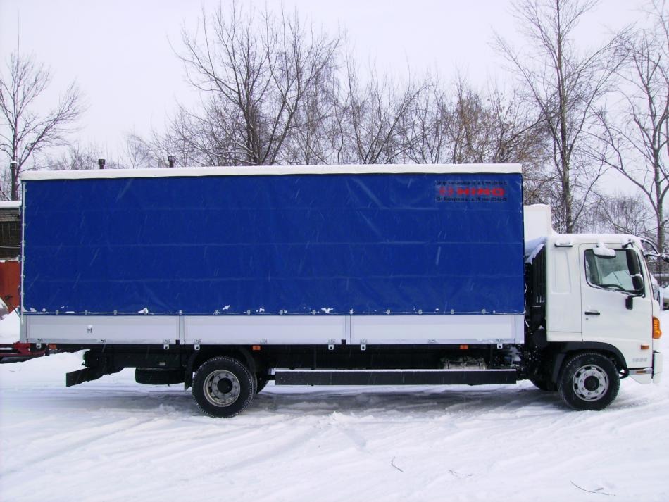 Алюминиевый борт и тент Hino 500 Алюминиевый борт и тент Hino 500