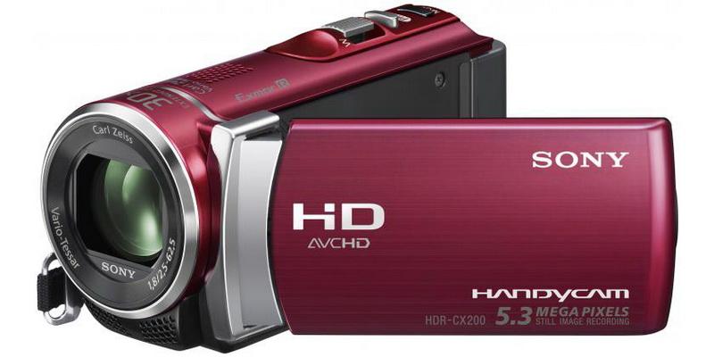 Видеокамера цифровая SONY HDR-CX200E Red