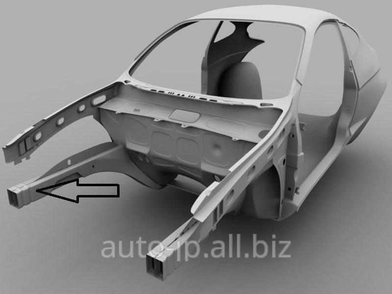 Лонжерон задниц левый volkswagen polo 2010 - 2015, номер 6128460020