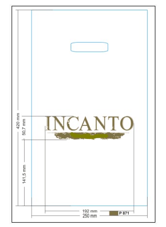 Пакеты полиэтиленовые с логотипом Инканто