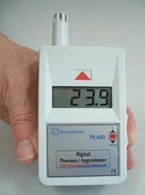 Термометр-гигрометр воздуха ТН-600 фирмы Exotek Швеция Термометр-гигрометр воздуха ТН-600 фирмы Exotek Швеция