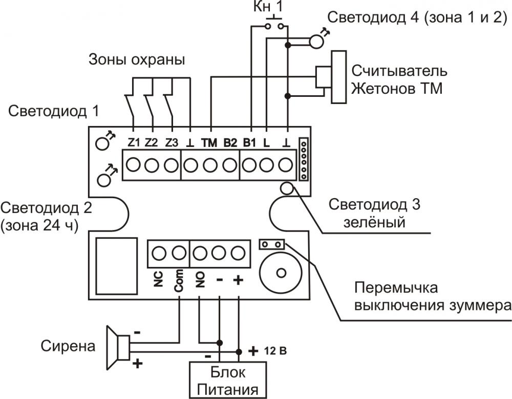 МОС-1 Модуль Охранной сигнализации