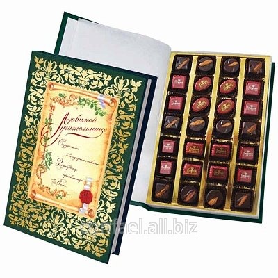 Книга шоколадная Любимой учительнице НШ164.225-И11 шоколадная книга