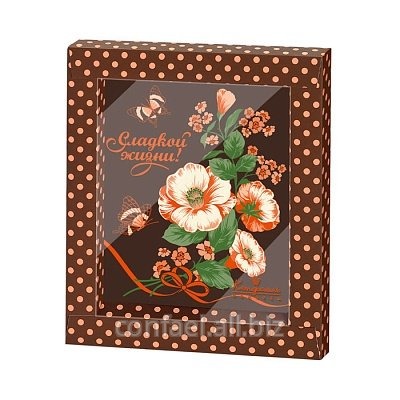 Шоколадная открытка Полет бабочек В.ШКг610.100-гк Коллекция Весна – Лето 2015