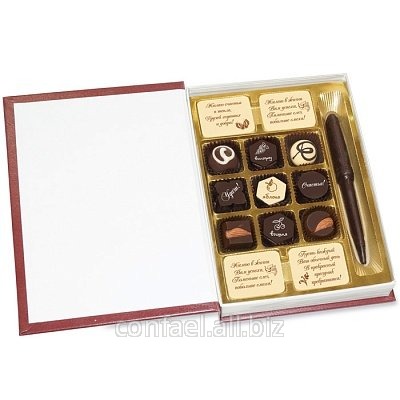 Шоколадный Ежедневник НШ12.140-25 шоколадная книга