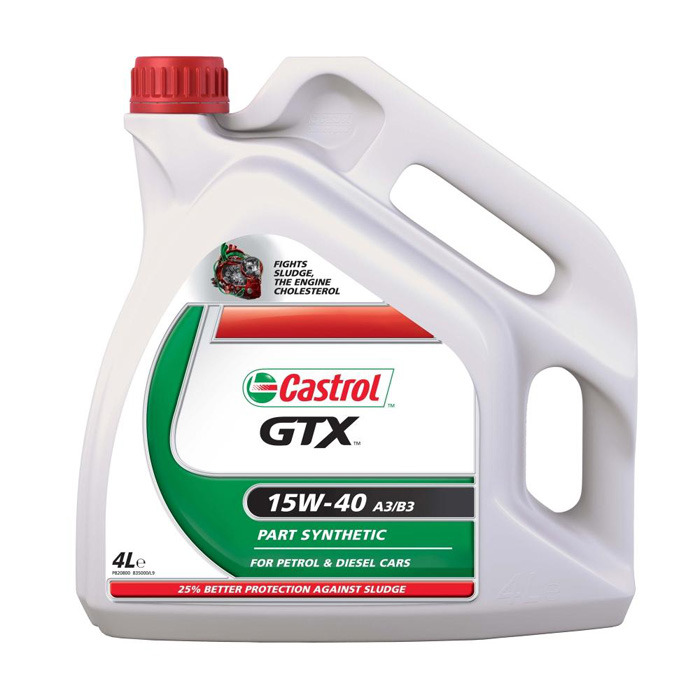 Моторное масло CASTROL GTX 15W-40 A3/B3