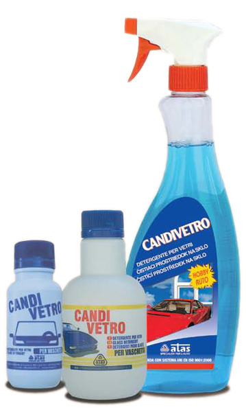 Моющее средство для стекол и зеркал Candivetro