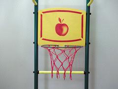 Кольцо баскетбольное с деревянным щитом
