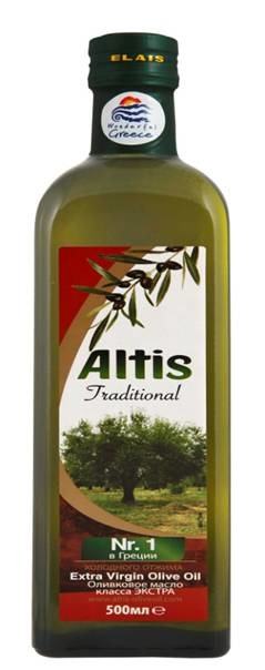 Масло оливковое холодного отжима Extra Virgin.TM Altis.0,25 л. Стекло
