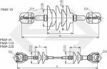 Межфазных полимерных изолирующих распорок для ВЛ 10-220 кВ