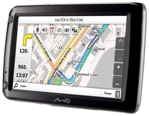 GPS навигатор Mitac Mio Moov S650