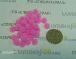 Помпон флуоресцентный 5 мм розовый