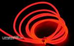 Световой провод сверхяркий двойной сердечник диаметр 5мм красный