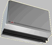 Воздушные завесы для дверей высотой от 3,5 до 4,5 метров Thermozone AC 400 Воздушные завесы для дверей высотой от 3,5 до 4,5 метров Thermozone AC 400