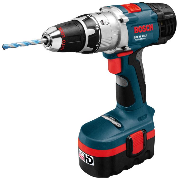 Аккумуляторная ударная дрель-шуруповерт Bosch GSB 18 VE-2 Аккумуляторная ударная дрель-шуруповерт Bosch GSB 18 VE-2
