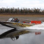 Водометный катер алюминиевый