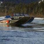Водометный алюминиевый катер