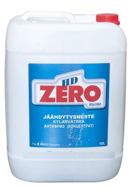 Антифриз концентрат на основе моноэтиленгликоля ZERO HD 100% 10L