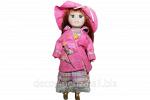 Кукла коллекционная  Алина в розовом пальто  23 см 136070